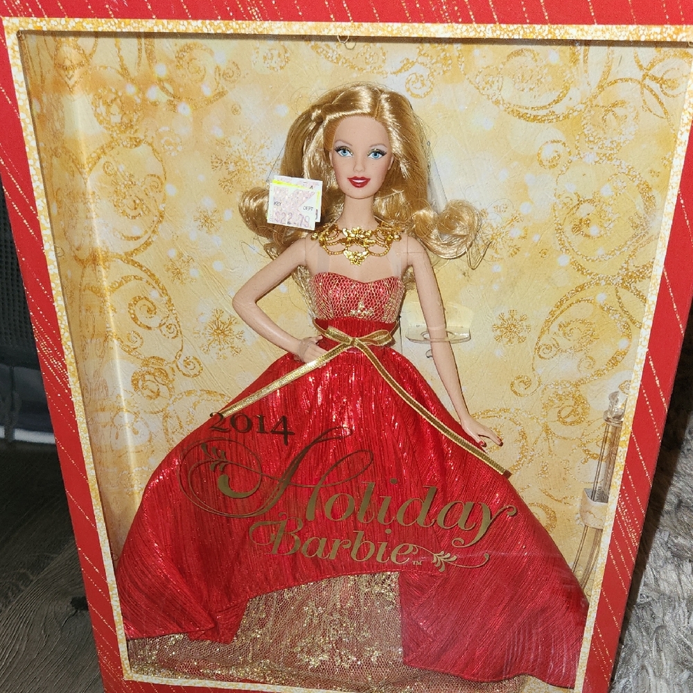 Barbie Holiday Doll in Glittering Red Gown